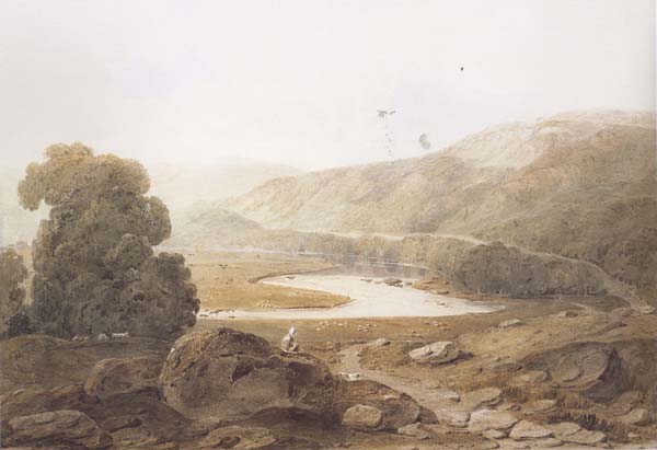 The Vallery of the Mawddach Watercolour (mk47)